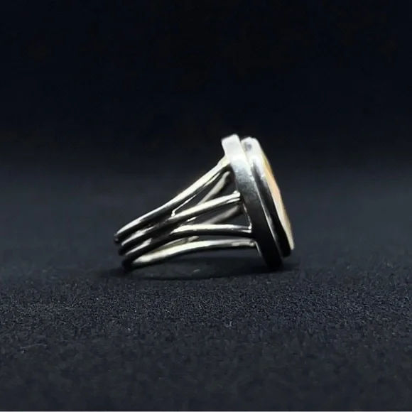 POLISHED CRYSTAL RING - Picture 3 of 5